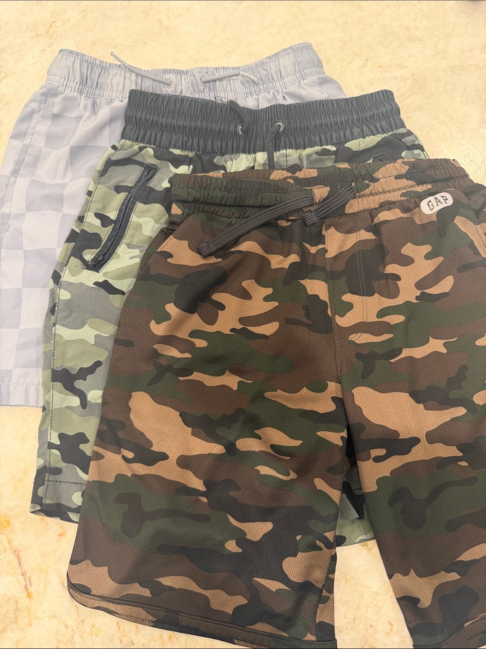 3Pairs -1Price Boys GAP Athletic Shorts 
Medium Size 8